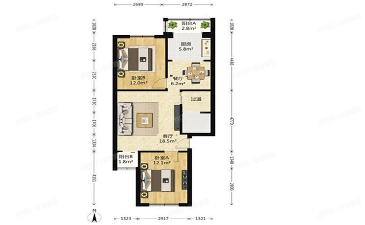 房山区 良乡黄辛庄东里14号楼4层2-401