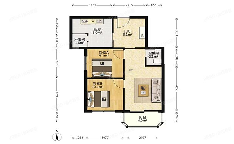 朝阳区 望京花园113号楼22层2202