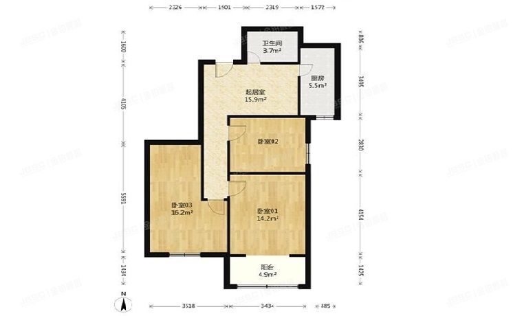 丰台区 兆丰园三区10号楼6层606号