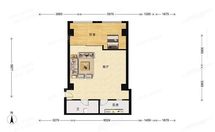 朝阳区 地杰长安驿3号楼8层925 公寓