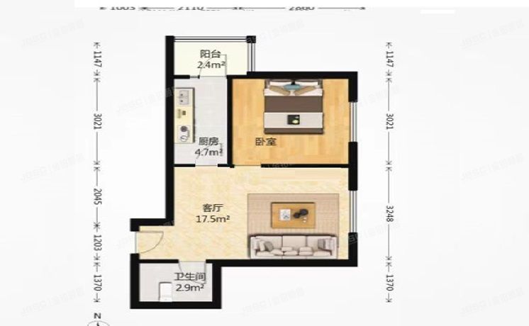 朝阳区 炫特嘉园6号楼2层211