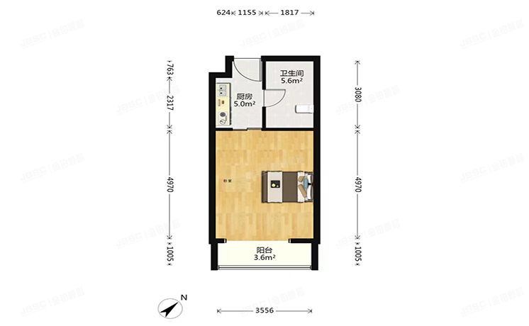 朝阳区 晶都国际1号楼3层311