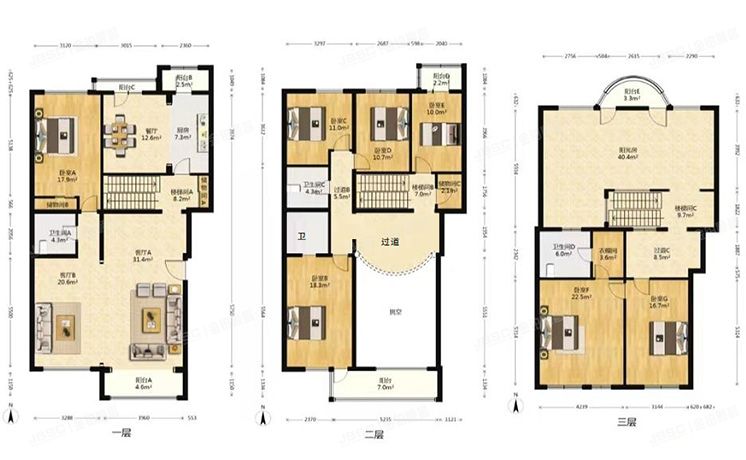 丰台区 益辰欣园1号楼11至13层2-1102号  复式