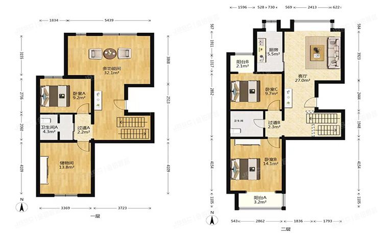 丰台区 天伦锦城2号楼-1至1层1单元103号