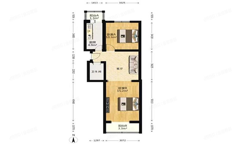 丰台区 和义东里六区2号楼6层4-601号