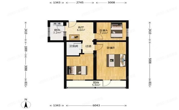 西城区 姚家井二巷5号楼6层①-6-602