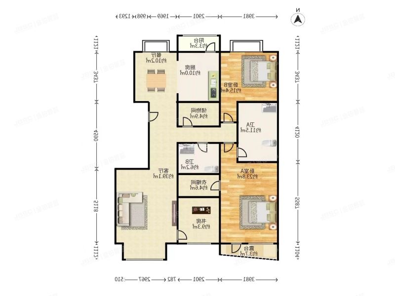 朝阳区 周庄山水文园7号楼7层4-701号