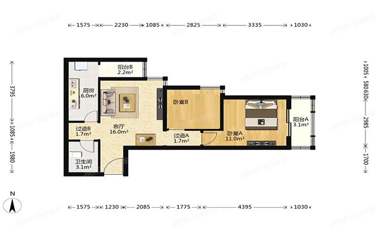 东城区 国瑞城东区3号楼12层8单元1201号