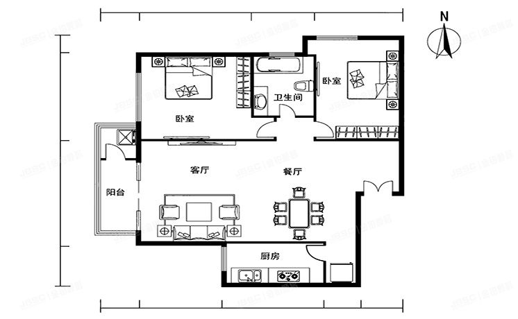 石景山区 远洋山水二区9号楼22层1-2203