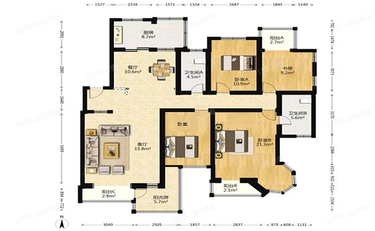 昌平区 果岭小镇22号楼3层1单元301