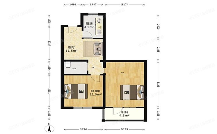 朝阳区 关东店北街16号楼13层1303（关东店北街）