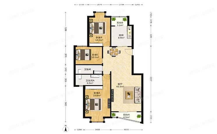 通州区 新华联家园一区5号楼312