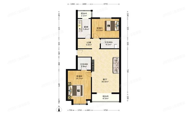 通州区 西上园一区7号楼9层291