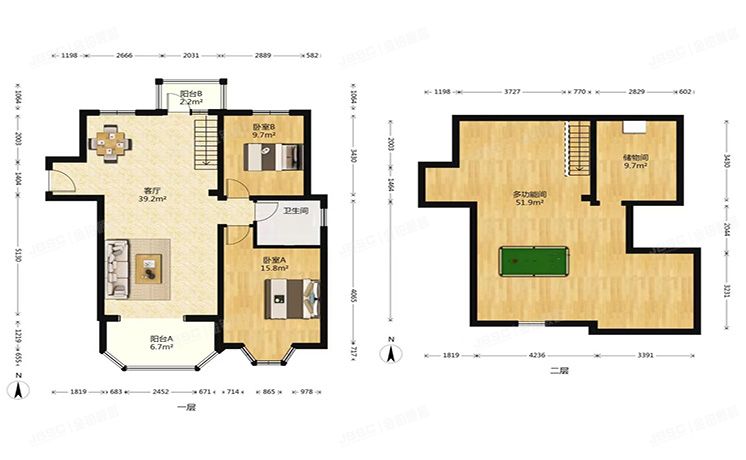 大兴区 波尔多小镇15号楼5层2单元502