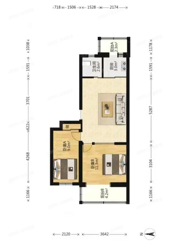 房山区 站北路小区1号楼4单元502