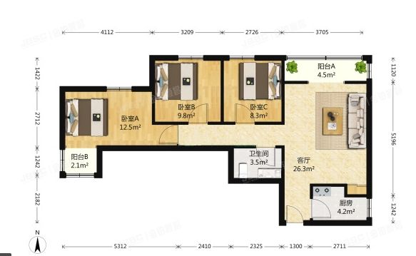 朝阳区 建国路29号兴隆家园11号楼13层12A01