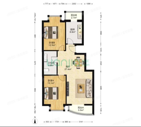 通州区 怡佳家园7号楼6层262