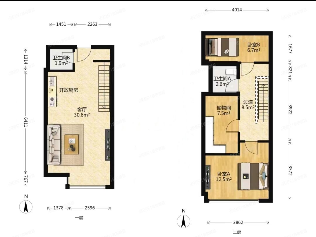 经济技术开发区 泰河园四里二区1号楼3层3027 商业