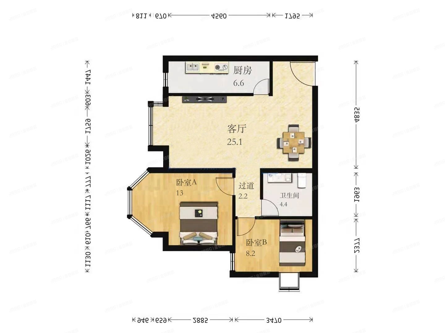 大兴区 海悦公馆41号楼8层7单元803号