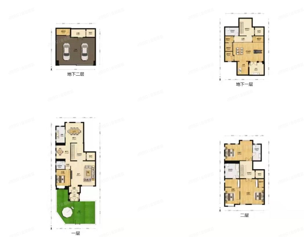 大兴区 鸿坤林语墅7号楼-2至2层102号 别墅