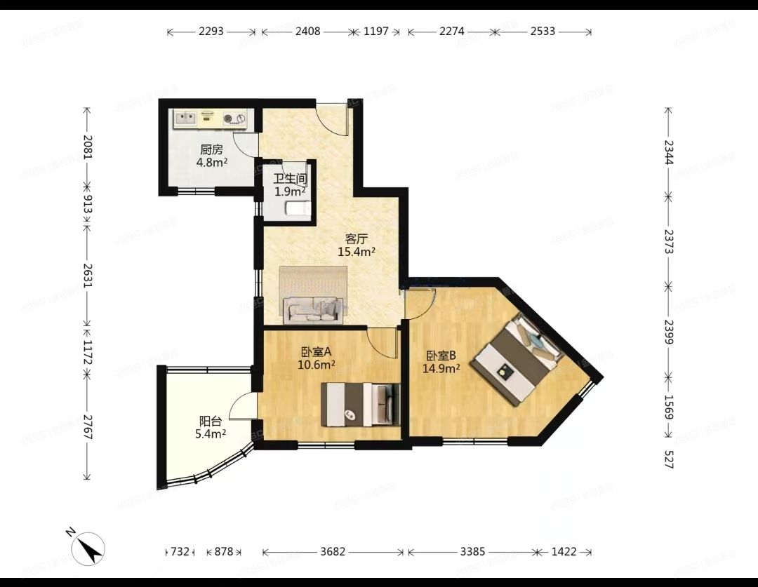 海淀区 吴家村路10号院13号楼10层1002