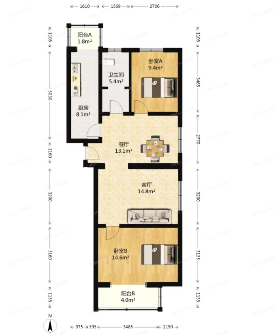 大兴区 新居里16号楼3单元101室