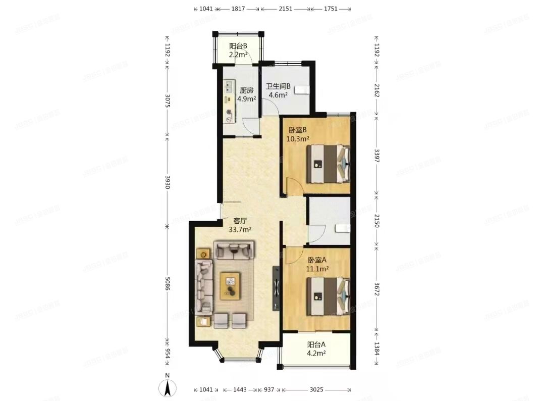 昌平区 北七家镇名佳花园23号楼4单元431