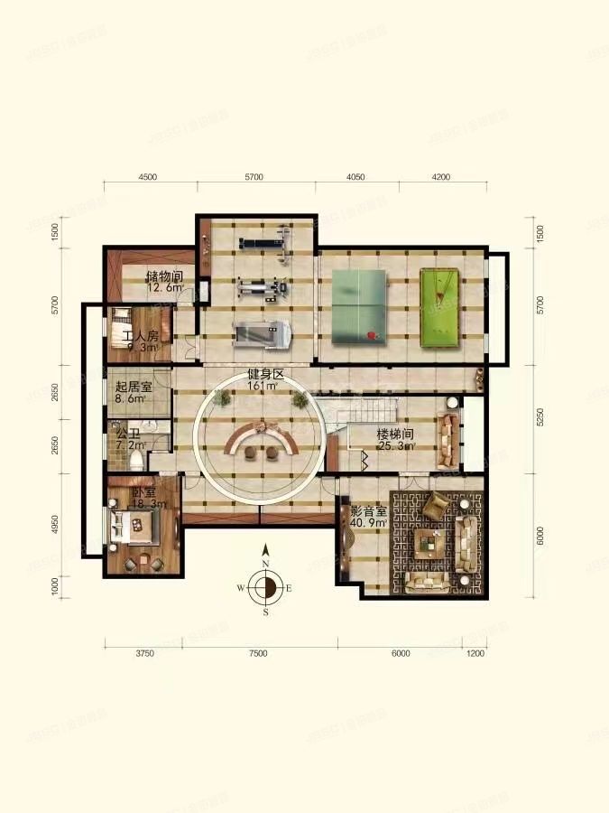 顺义区 优山美地二区89号楼-1至2层89（1156号楼）别墅