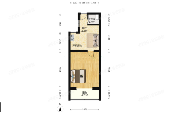朝阳区 道家园4号楼3层1单元302