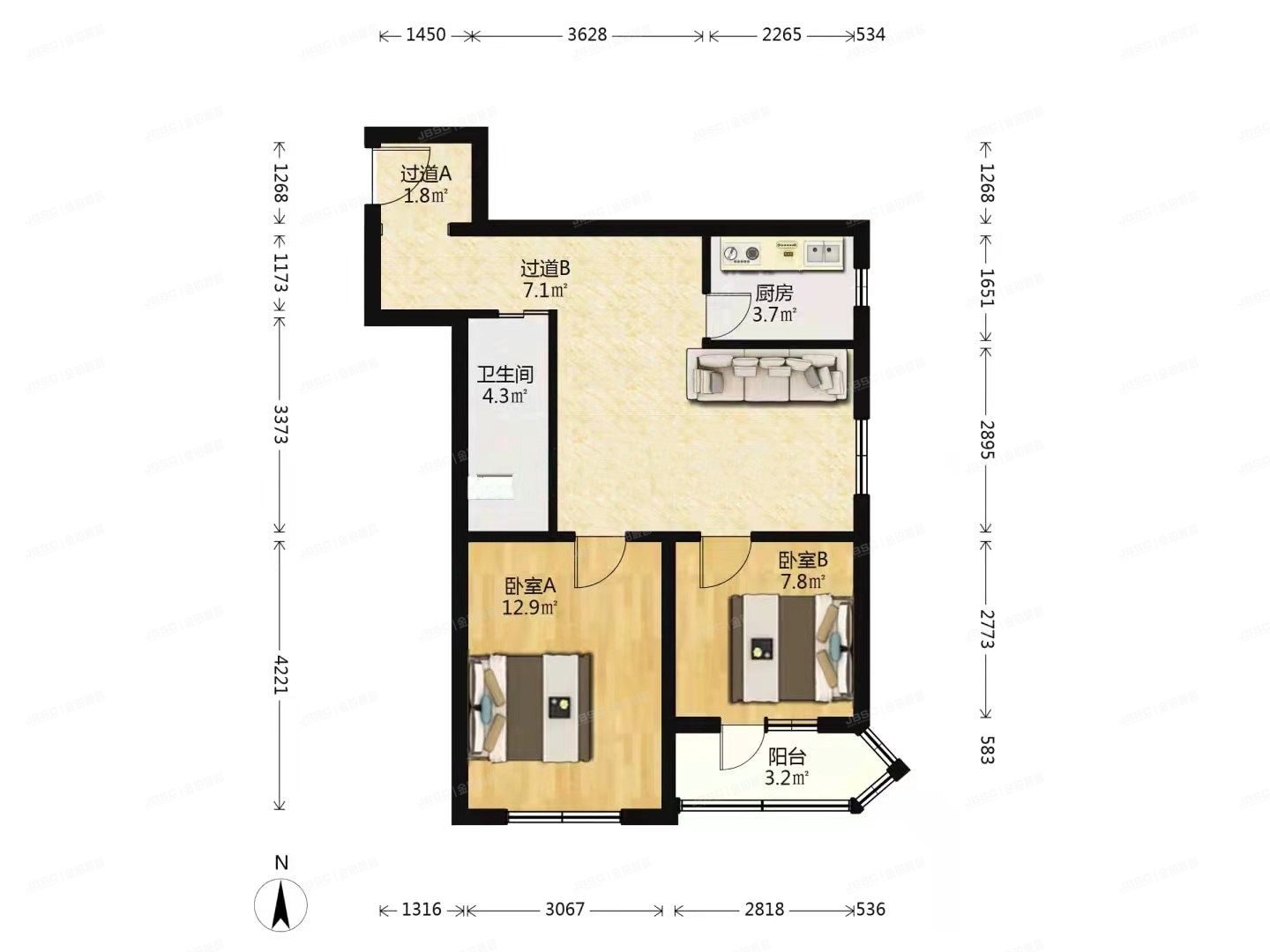 石景山区 苹果园一区28号楼1层112号