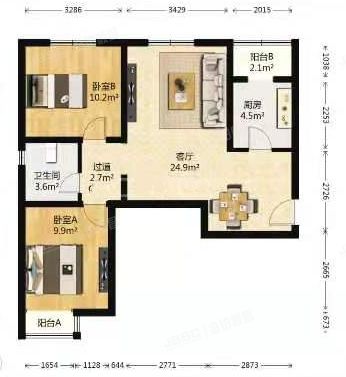 大兴区 枣园巷1号院8号楼15层2单元1502（枣园尚城北区）