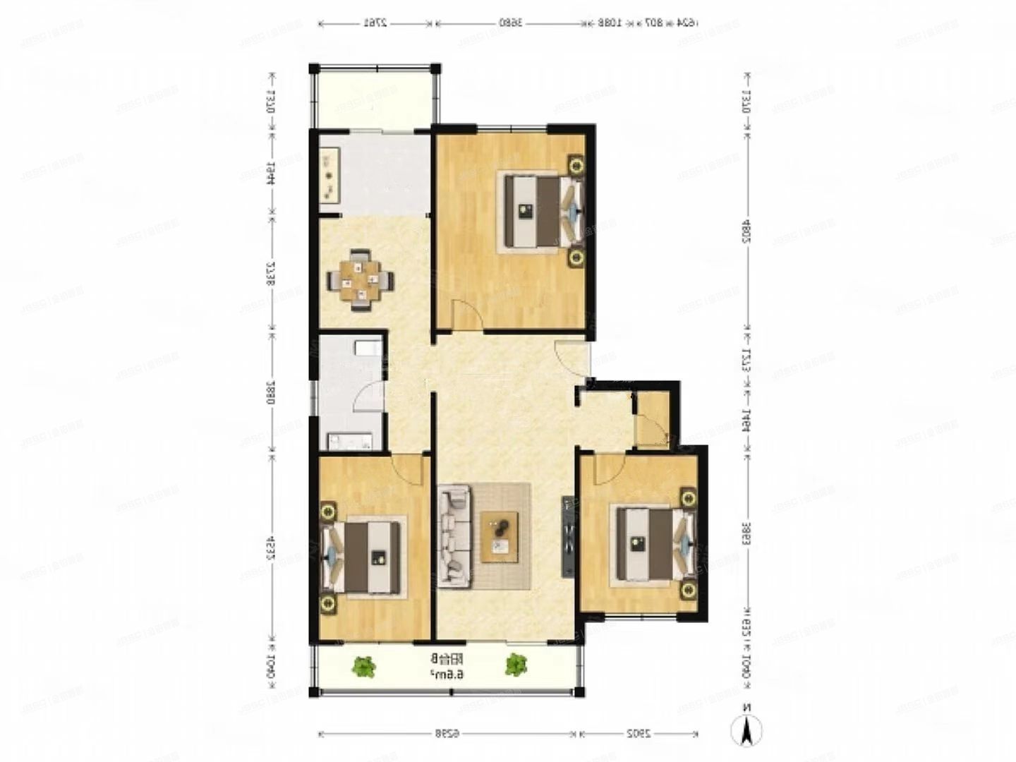 通州区 龙旺庄33号楼4层141（华龙小区）