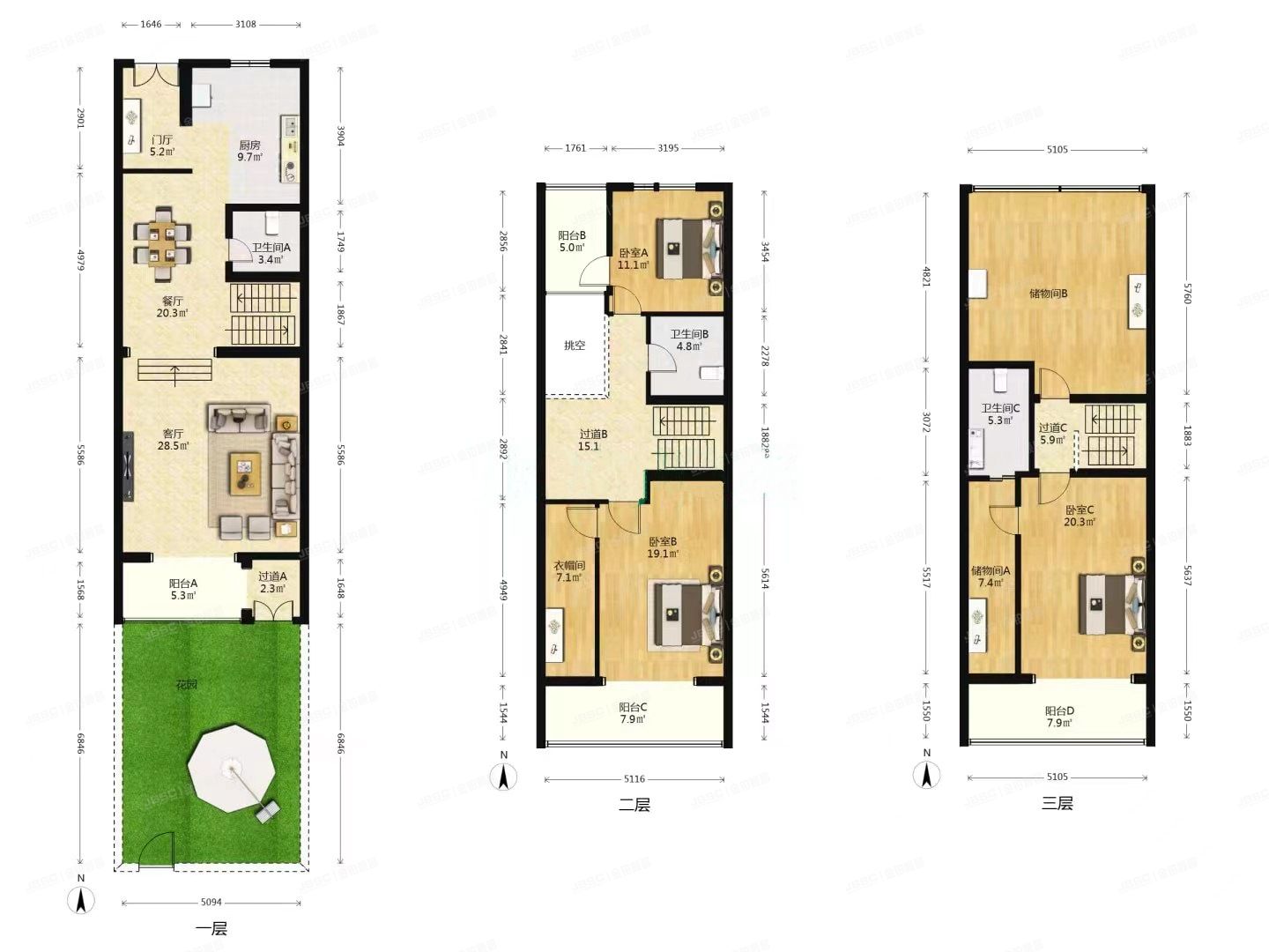通州区 东潞苑八区55号楼1至3层111（尚东庭西区）别墅