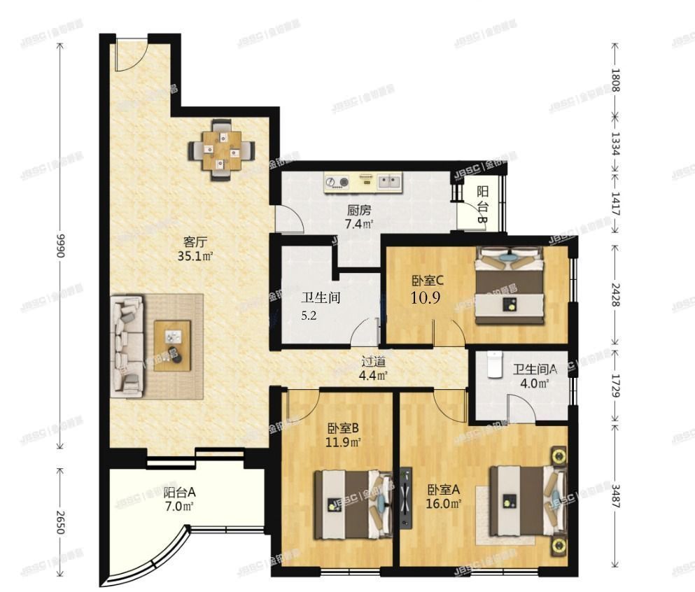 朝阳区 慧忠北里311号楼18层1803（天创世缘）