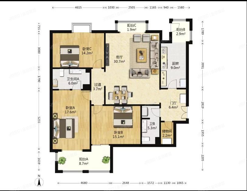 丰丰台区芳群园一区3号院2号楼25层一单元2503室