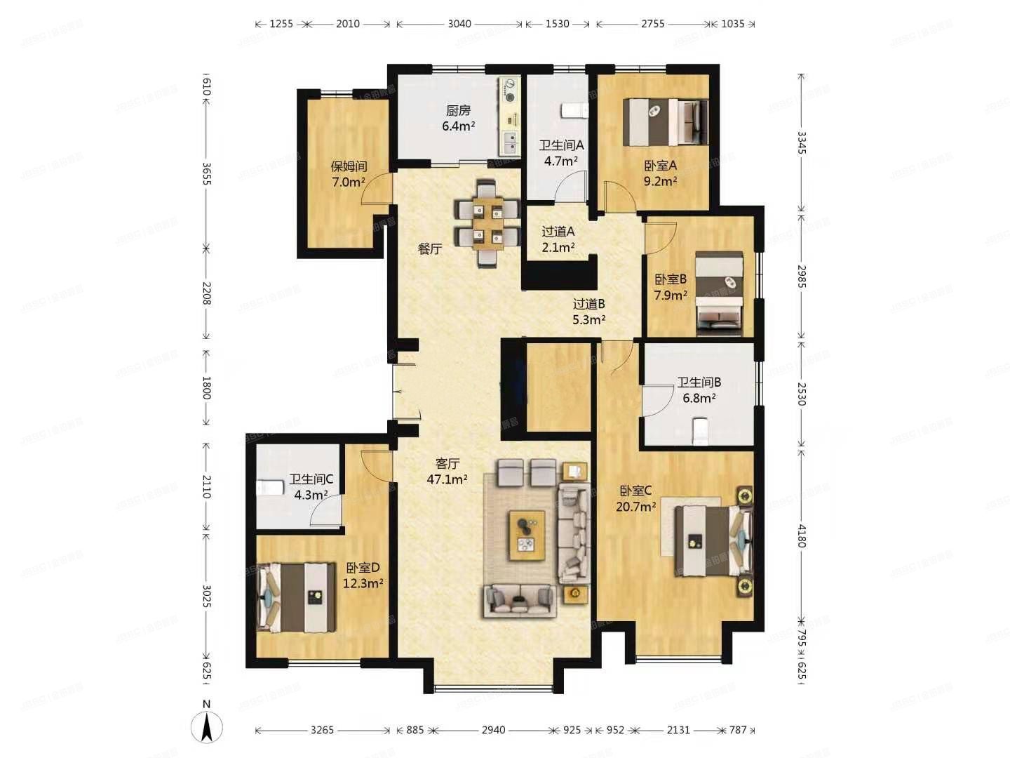 房山区 汇商东路1号院9号楼2层2单元202（万年广阳郡九号）