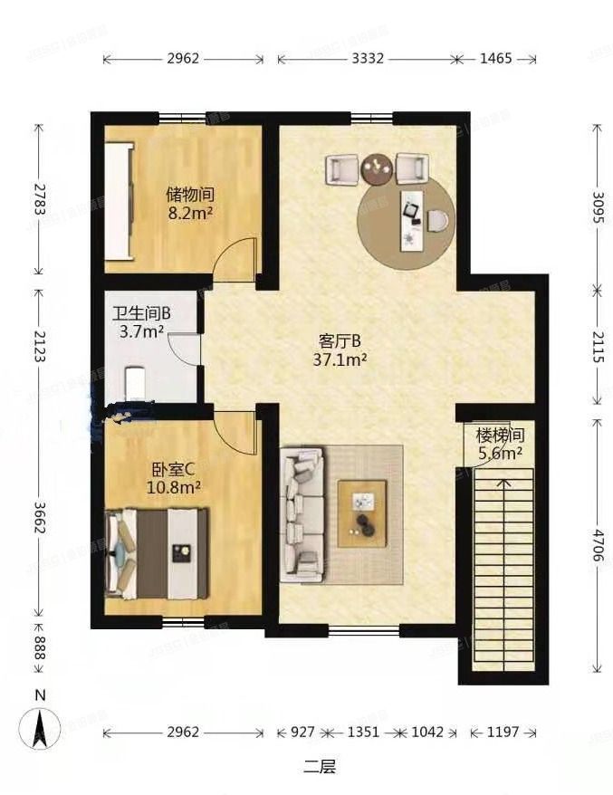 大兴区 黄村镇观音寺北里23号楼6层3-601室(观音寺北里西区)
