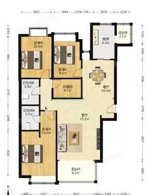 朝阳区青年路西里2号院2号楼22层（国美第一城）