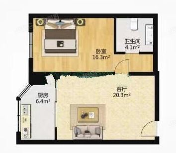 朝阳区西大望路19号院2号楼6层1单元6B（金港国际）