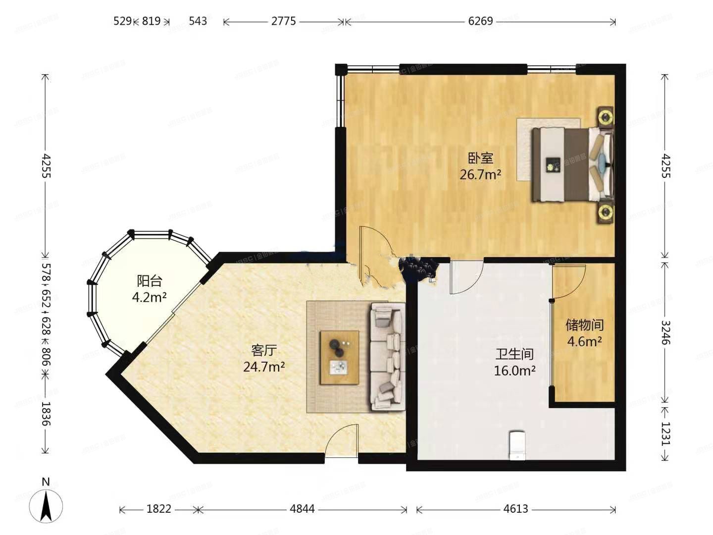 丰台区华源一里12号楼9层901（华源新第）