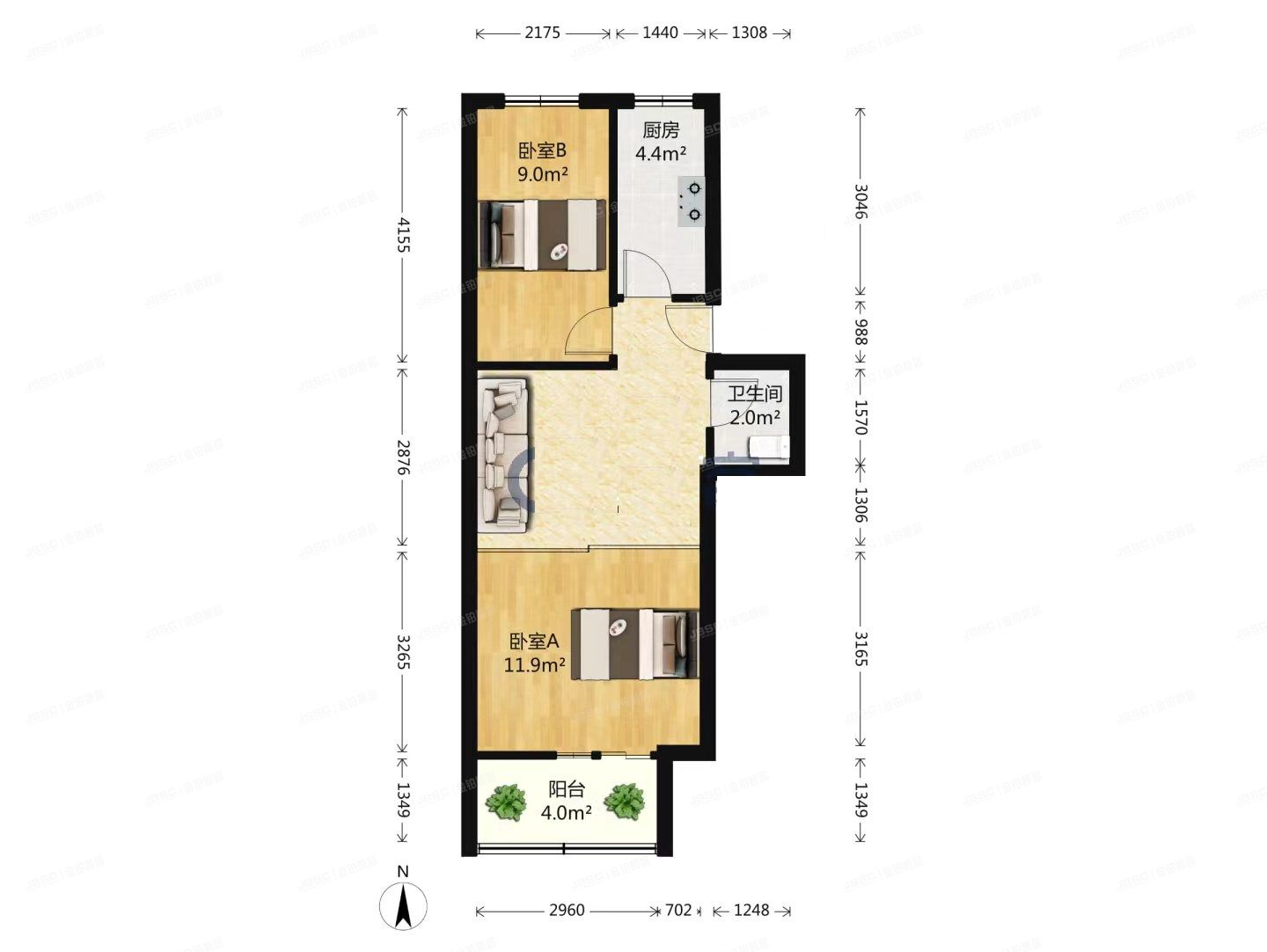 朝阳区八里庄南里15号楼1层1门103