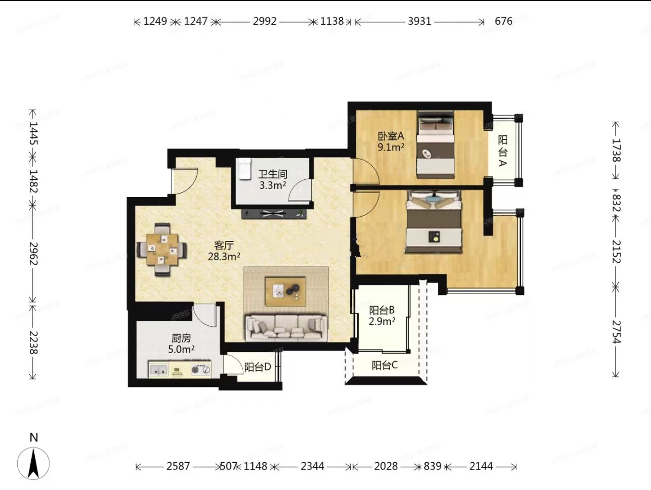 朝阳区大屯里115号楼5层503（大屯里小区）