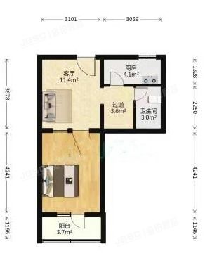 朝阳区农光里28号楼2层2门202