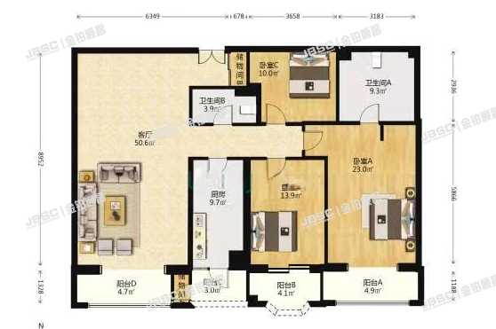 朝阳区 光华路甲9号1号楼9层10E（世贸国际公寓）