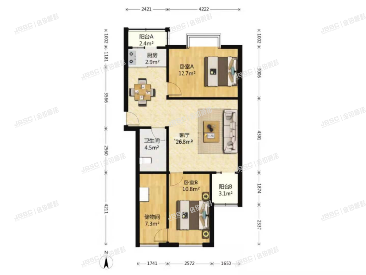 房山区 长阳镇碧桂园51号楼7单元101室