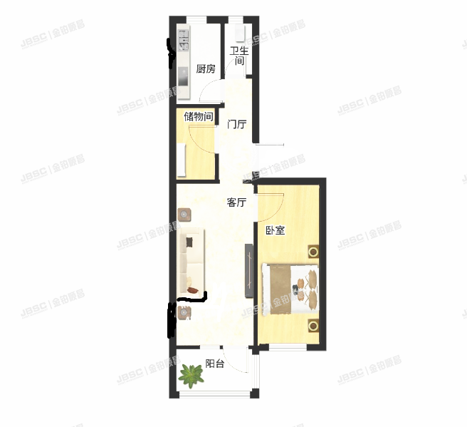 丰台区五里店南里5号楼2层2单元204