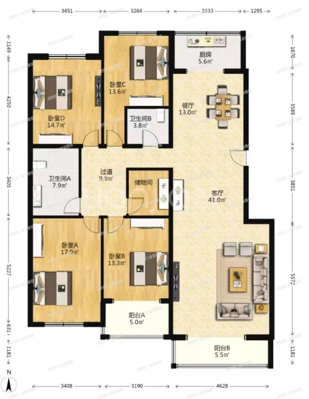 大兴区兴涛园31号楼3单元201