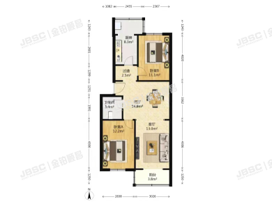 通州区 东潞苑54号楼5层351室