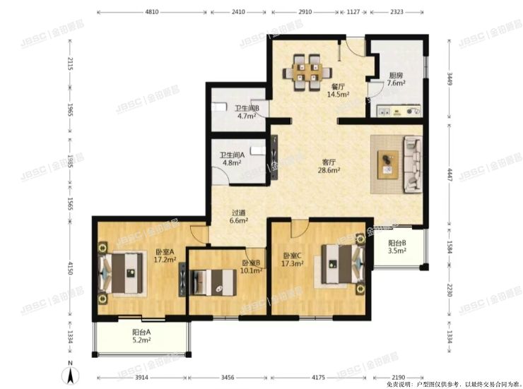 朝阳区 南新园中路114号楼106室（东景苑）