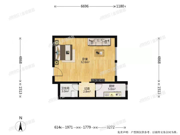 丰台区马家堡东路108号院10号楼3单元1109（远洋自然）